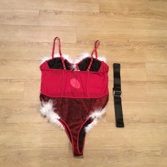 Women’s Christmas Bodysuit Corset Lingerie - Picture 6 of 7